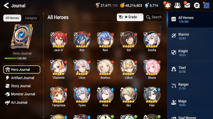[GLOBAL] [INSTANT] Epic 7 Seven 6ML Conqueror Lilias Dragon King Sharun Lionheart Cermia Last Rider Krau Dark Corvus Operator Sigret + 46ML pulls + 20 Speed Starter Account-Mobile Games Starter