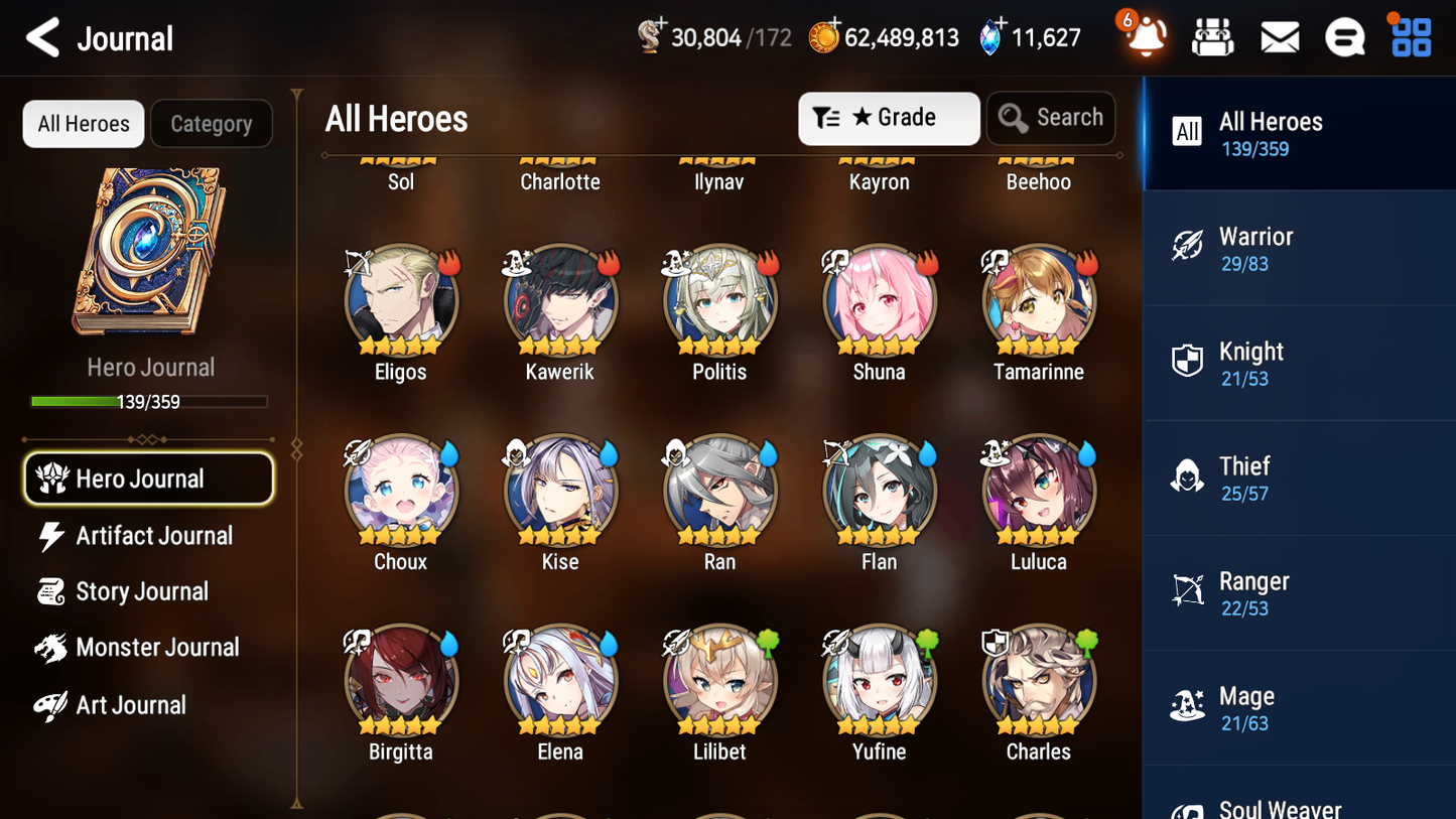 [GLOBAL] [INSTANT] Epic 7 Seven 6ML Dragon Bride Senya Requiem Roana Luluca Iseria Ken + 77ML pulls 11k skystones 1300 mystics+20 Speed + Name Starter Account-Mobile Games Starter