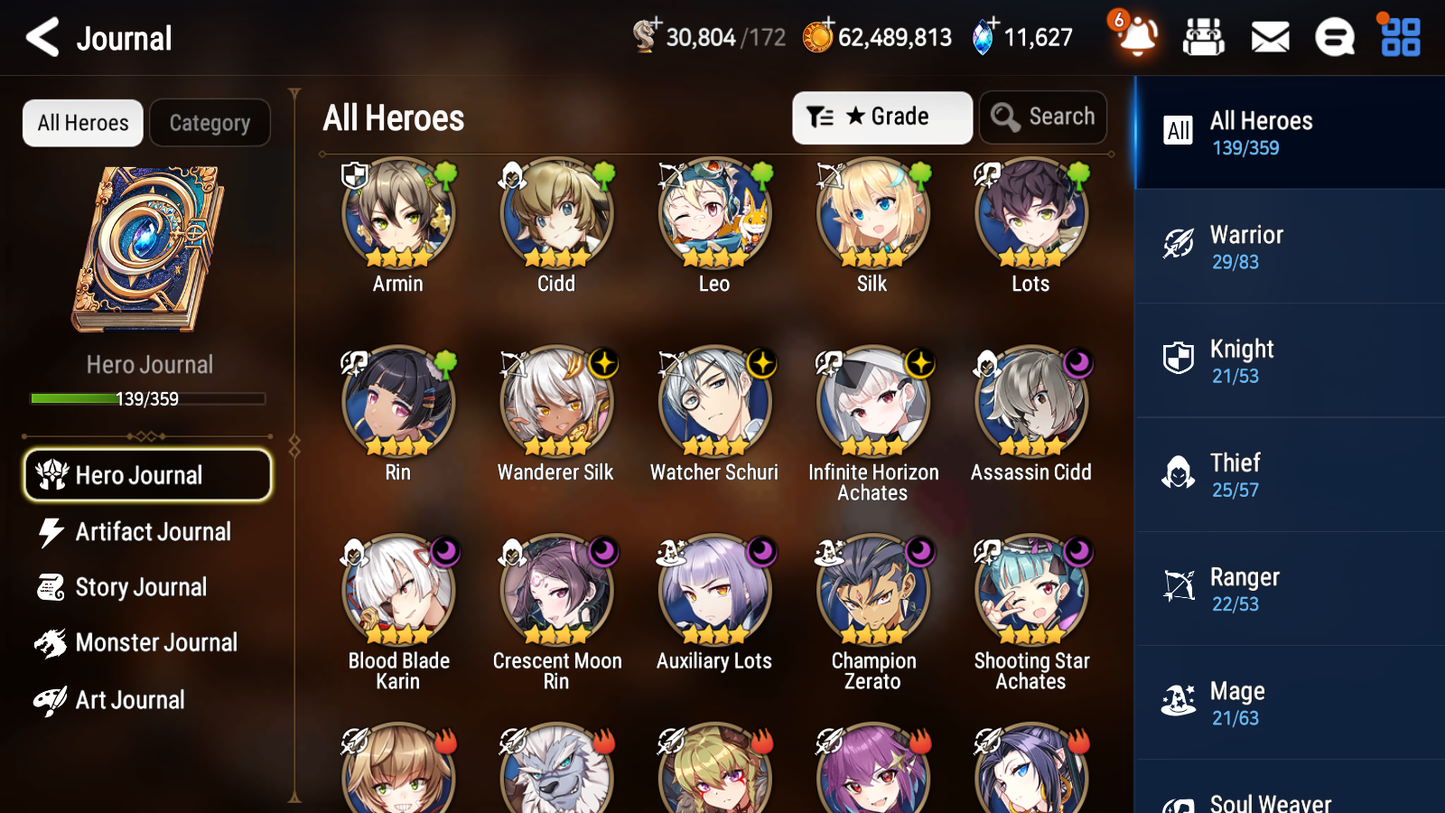 [GLOBAL] [INSTANT] Epic 7 Seven 6ML Dragon Bride Senya Requiem Roana Luluca Iseria Ken + 77ML pulls 11k skystones 1300 mystics+20 Speed + Name Starter Account-Mobile Games Starter