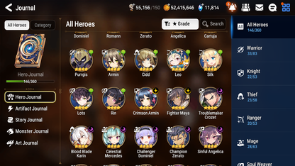 [GLOBAL] [INSTANT] Epic 7 Seven 6ML Navy Captain Landy Specter Tenebria Architect Laika Baal Solitaria + 73ML pulls 11k skystones 2550 mystics+ 20 Speed +Name Starter Account-Mobile Games Starter