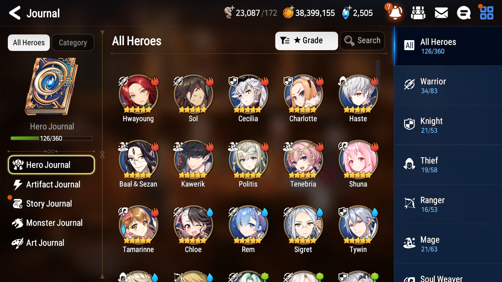 [GLOBAL] [INSTANT] Epic 7 Seven 6ML New Moon Luna Belian Apocalypse Ravi Fallen Cecilia Luluca Rem+ 35ML pulls + 20 Speed Starter Account-Mobile Games Starter