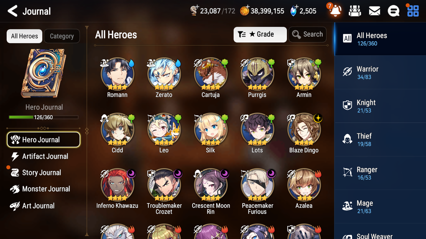 [GLOBAL] [INSTANT] Epic 7 Seven 6ML New Moon Luna Belian Apocalypse Ravi Fallen Cecilia Luluca Rem+ 35ML pulls + 20 Speed Starter Account-Mobile Games Starter