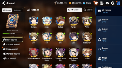 [GLOBAL] [INSTANT] Epic 7 Seven 6ML New Moon Luna Belian Apocalypse Ravi Fallen Cecilia Luluca Rem+ 35ML pulls + 20 Speed Starter Account-Mobile Games Starter