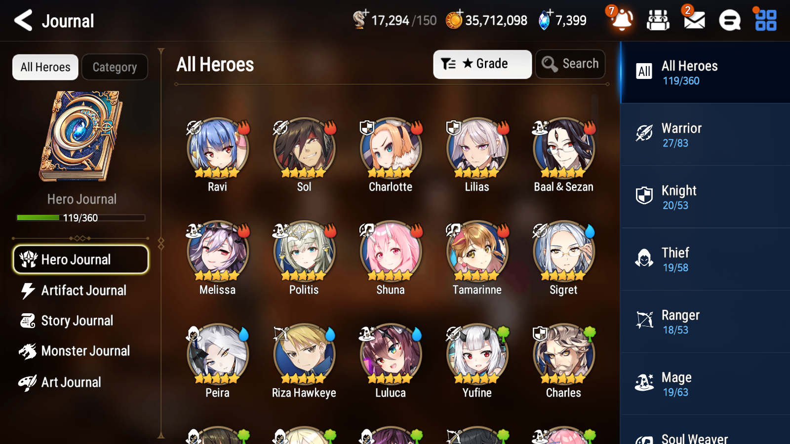 [GLOBAL] [INSTANT] Epic 7 Seven 6ML Sea Phantom Politis Fallen Cecilia Maid Chloe Basar + ML pulls + 20 Speed + Name Starter Account-Mobile Games Starter