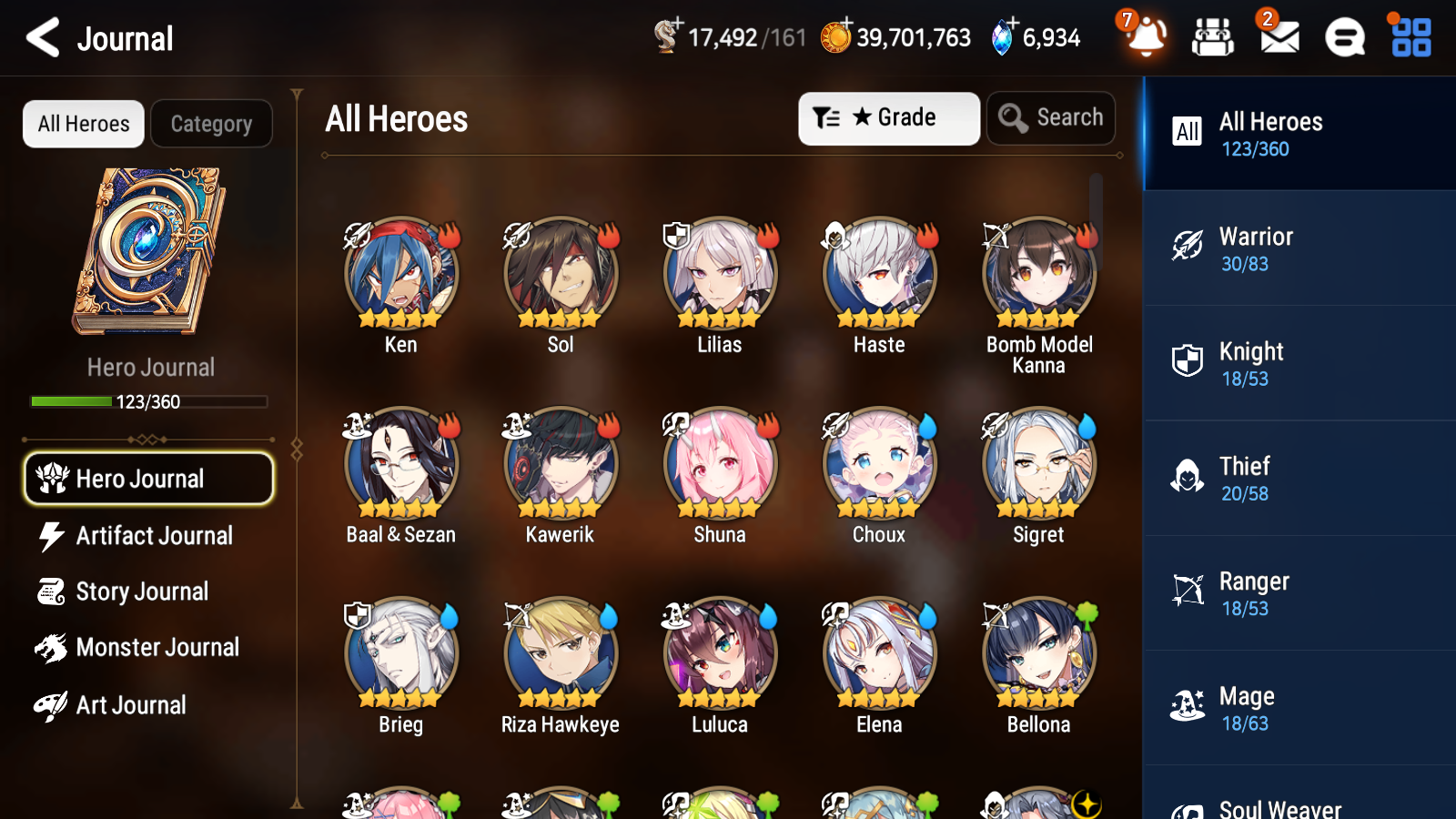 [GLOBAL] [INSTANT] Epic 7 Seven 6ML Sea Phantom Politis Spirit Eye Celine Dark Corvus Fallen Cecilia Ken Ray + ML pulls + 20 Speed + Name Starter Account-Mobile Games Starter