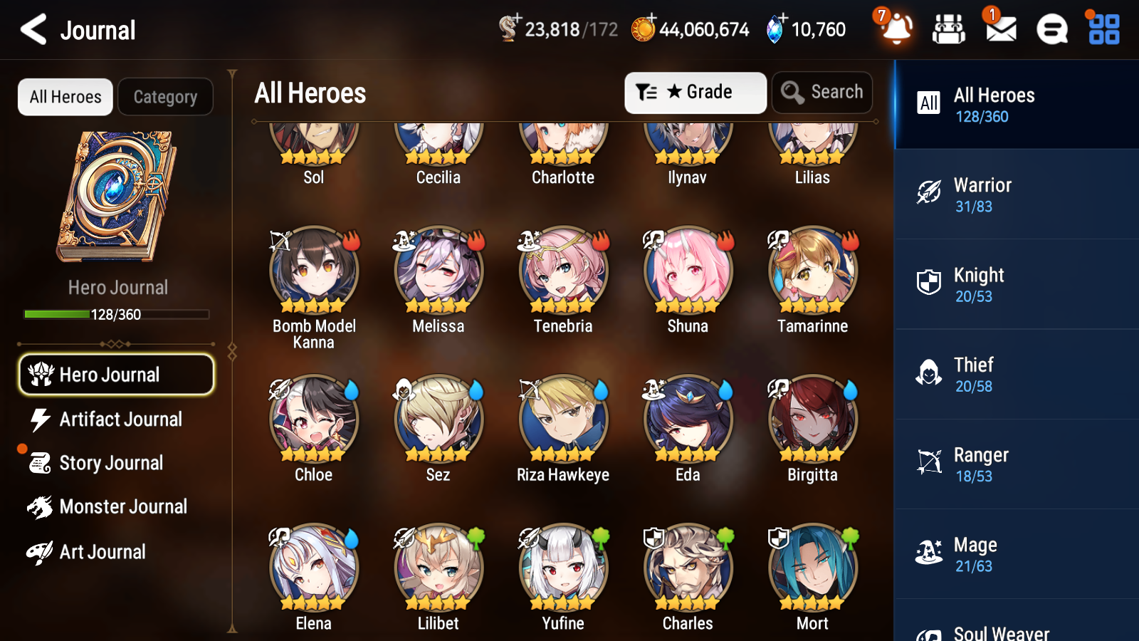 [GLOBAL] [INSTANT] Epic 7 Seven 6ML Straze Zio + 44ML pulls + 20 Speed Starter Account-Mobile Games Starter