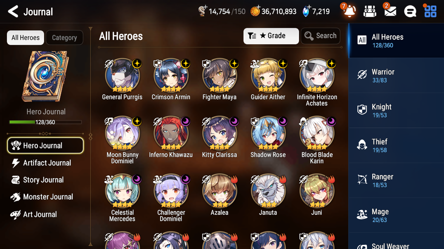 [GLOBAL] [INSTANT] Epic 7 Seven 6ML Zio Solitaria Ruele Ken Operator Sigret Judge Kise+ ML pulls + 20 Speed + Name Starter Account-Mobile Games Starter