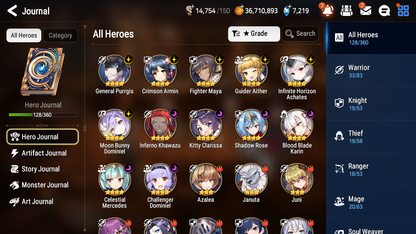 [GLOBAL] [INSTANT] Epic 7 Seven 6ML Zio Solitaria Ruele Ken Operator Sigret Judge Kise+ ML pulls + 20 Speed + Name Starter Account-Mobile Games Starter