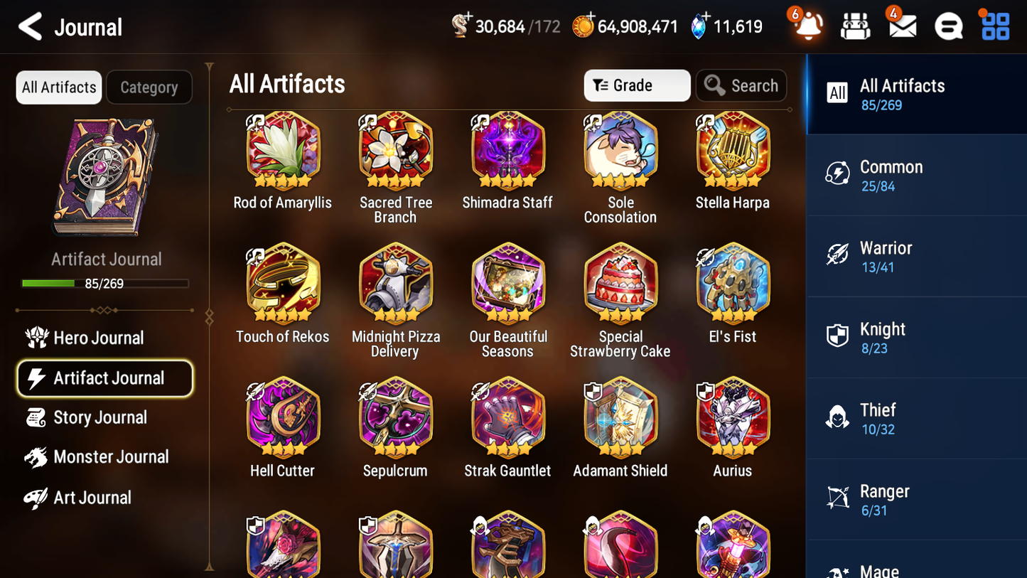 [GLOBAL] [INSTANT] Epic 7 Seven 7ML Salome Sea Phantom Politis Requiem Roana Krau Sage Baal Laika + 77ML pulls 11k skystones mystics+ 20 Speed + 4 Sets Gear +Name Starter Account-Mobile Games Starter