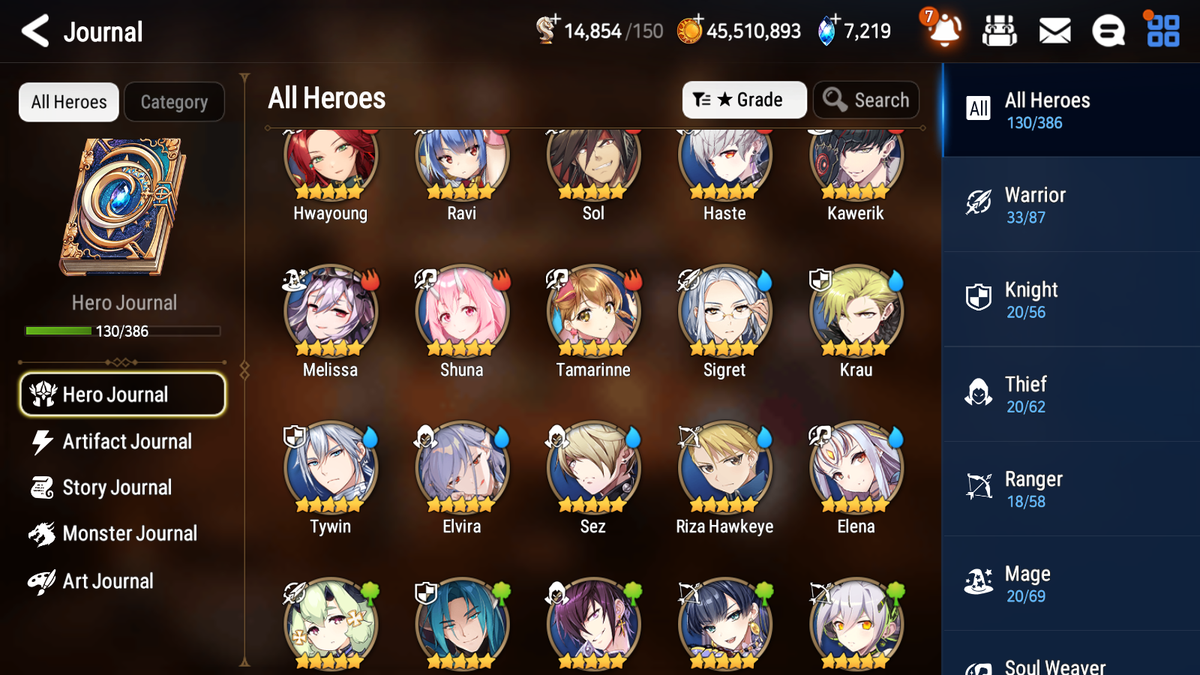 [GLOBAL] [INSTANT] Epic 7 Seven 7ML Zio Fallen Cecilia Solitaria Ruele Ken Operator Sigret Judge Kise+ 50ML pulls + 2x 20 Speed + Luna Skin + Name Starter Account-Mobile Games Starter