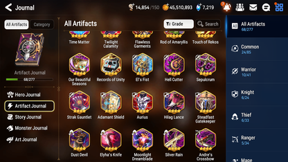 [GLOBAL] [INSTANT] Epic 7 Seven 7ML Zio Fallen Cecilia Solitaria Ruele Ken Operator Sigret Judge Kise+ 50ML pulls + 2x 20 Speed + Luna Skin + Name Starter Account-Mobile Games Starter
