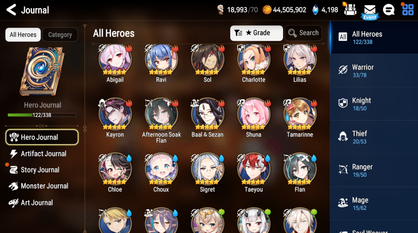 [GLOBAL] [INSTANT] Epic 7 Seven Afternoon Soak Flan Closer Charles + ML pulls + Name Starter Account-Mobile Games Starter