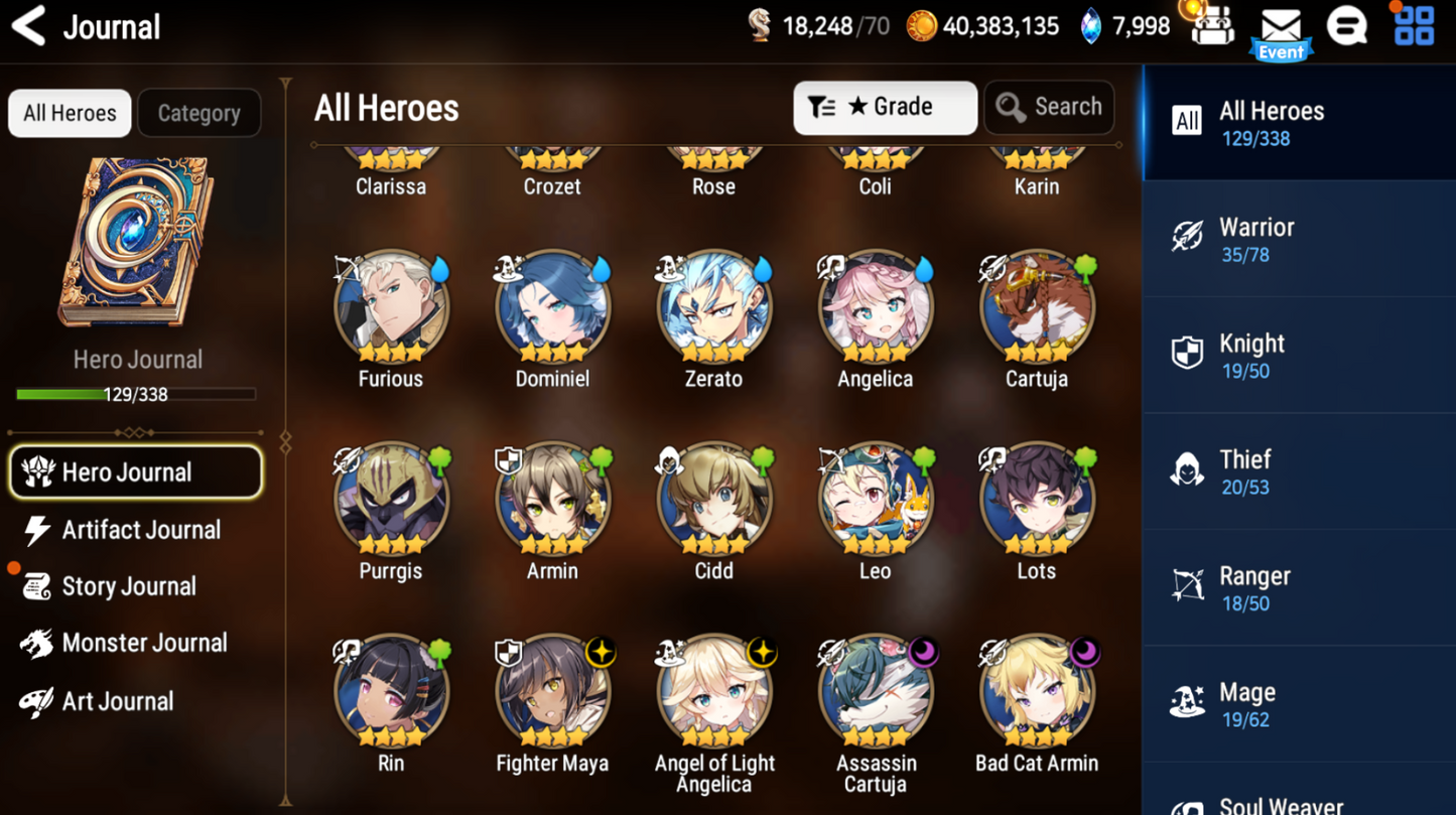 [GLOBAL] [INSTANT] Epic 7 Seven Afternoon Soak Flan Closer Charles +ML pulls +Name Starter Account-Mobile Games Starter