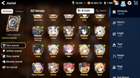 [GLOBAL] [INSTANT] Epic 7 Seven Afternoon Soak Flan Closer Charles +ML pulls +Name Starter Account-Mobile Games Starter