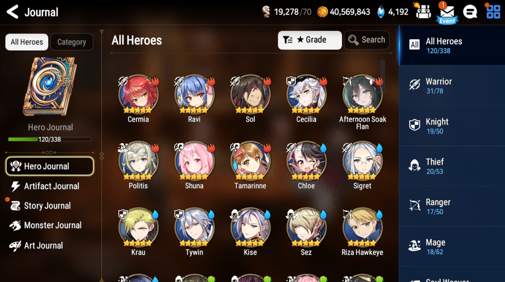 [GLOBAL] [INSTANT] Epic 7 Seven Afternoon Soak Flan Commander Pavel +ML pulls +Name Starter Account-Mobile Games Starter