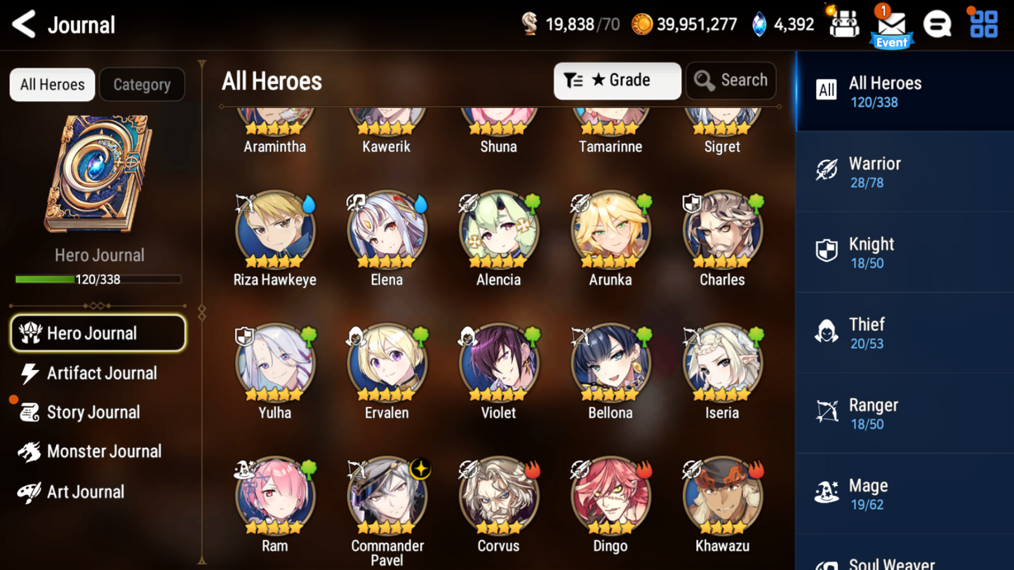 [GLOBAL] [INSTANT] Epic 7 Seven Afternoon Soak Flan Commander Pavel + ML pulls + Name Starter Account-Mobile Games Starter