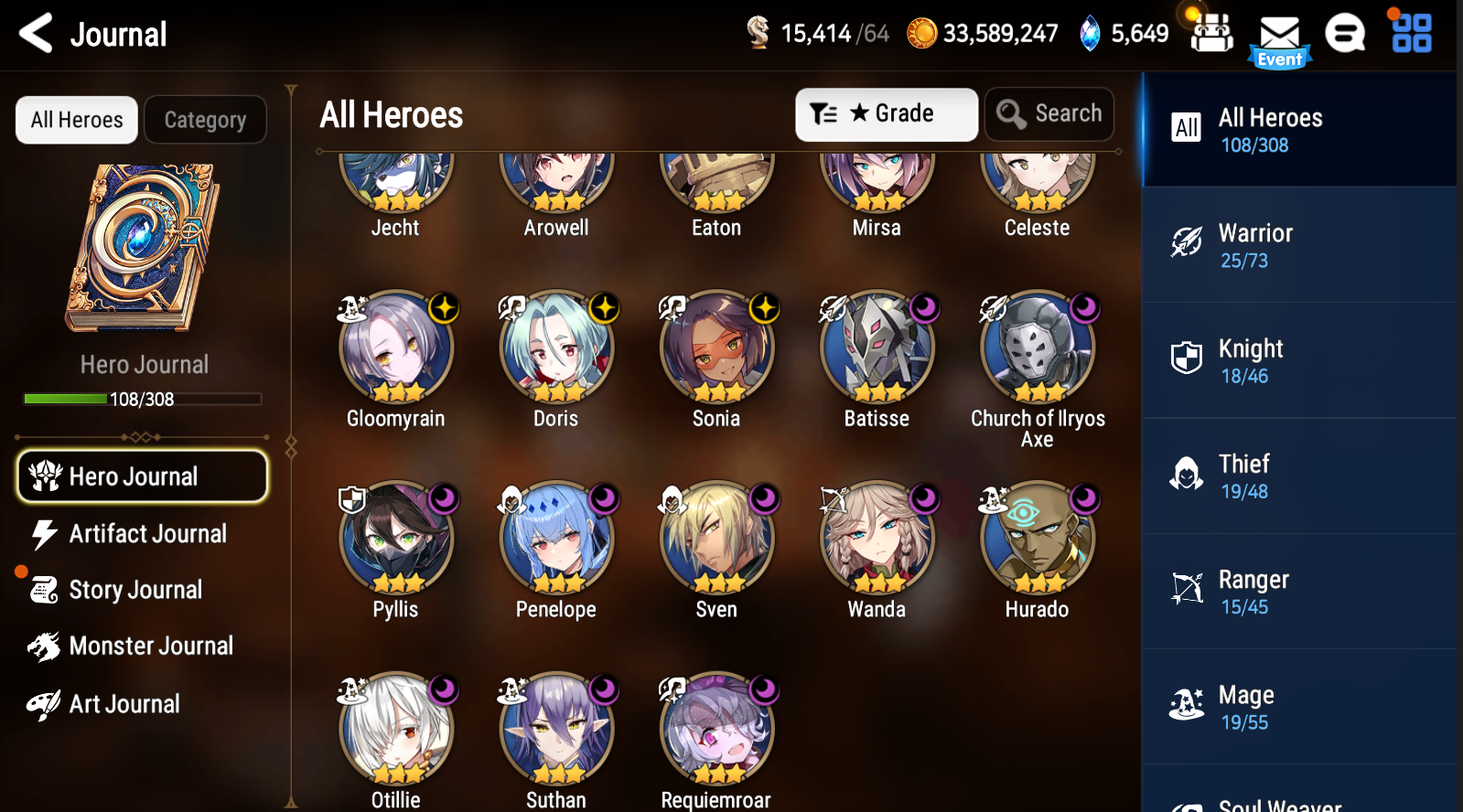 [GLOBAL] [INSTANT] Epic 7 Seven Ambitious Tywin + ML pulls + Name Starter Account-Mobile Games Starter