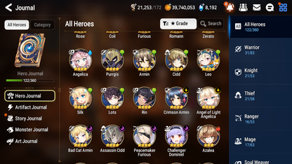 [GLOBAL] [INSTANT] Epic 7 Seven Belian Amid + 42ML pulls + 20 Speed Starter Account-Mobile Games Starter