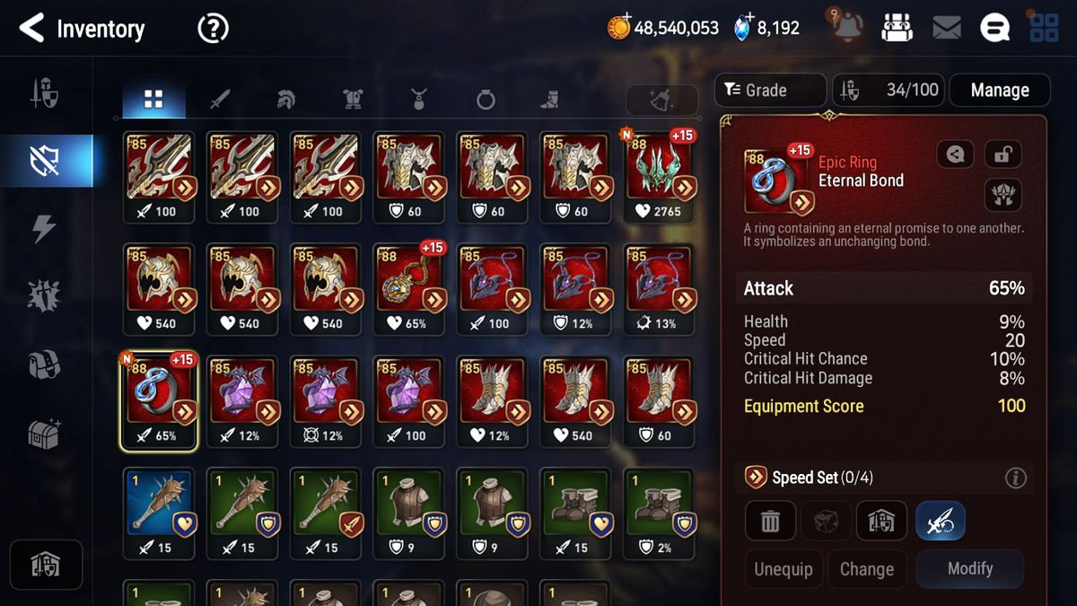 [GLOBAL] [INSTANT] Epic 7 Seven Belian Amid + 57ML pulls + 3x 20 Speed + Luna Skin Starter Account-Mobile Games Starter