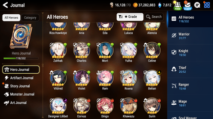 [GLOBAL] [INSTANT] Epic 7 Seven Belian Designer Lilibet Festive Eda + ML pulls +Name Starter Account-Mobile Games Starter