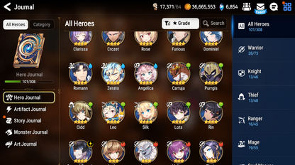 [GLOBAL] [INSTANT] Epic 7 Seven Belian + ML pulls Starter Account-Mobile Games Starter