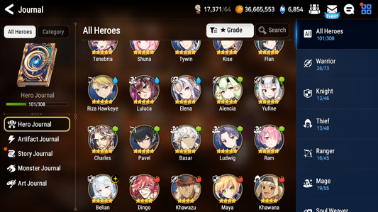 [GLOBAL] [INSTANT] Epic 7 Seven Belian + ML pulls Starter Account-Mobile Games Starter