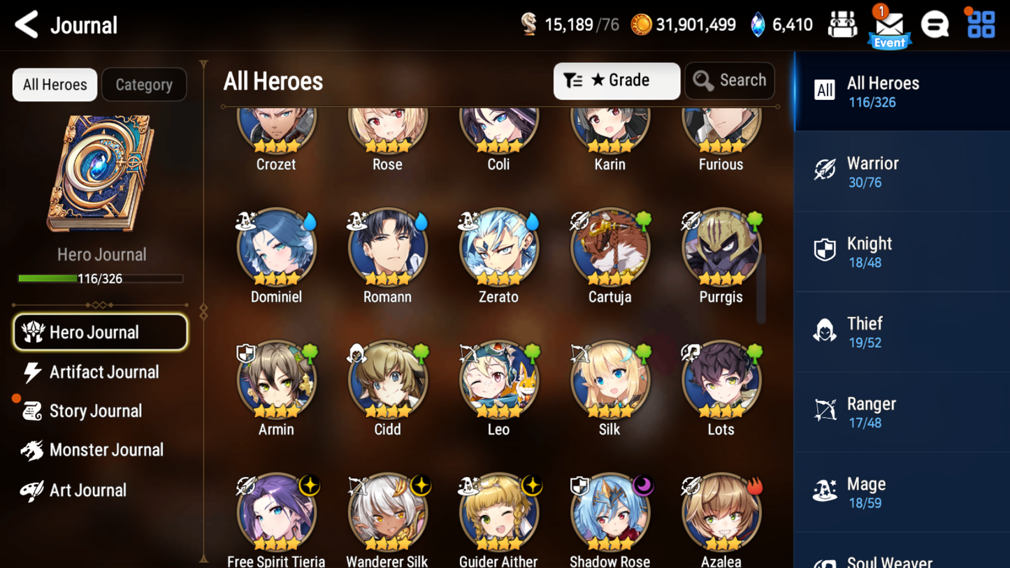 [GLOBAL] [INSTANT] Epic 7 Seven Blood Moon Haste Summerbreak Charlotte + ML pulls Starter Account-Mobile Games Starter