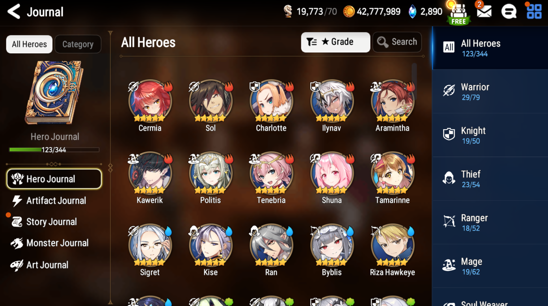 [GLOBAL] [INSTANT] Epic 7 Seven Blooming Lidica + Artifact + Byblis Designer Lilibet +ML pulls +Name Starter Account-Mobile Games Starter