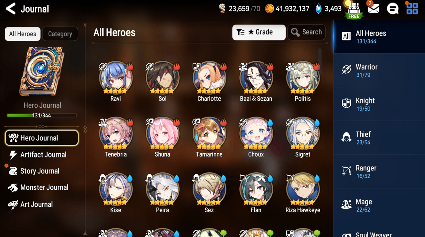 [GLOBAL] [INSTANT] Epic 7 Seven Blooming Lidica + Artifact + Maid Chloe +ML pulls +Name Starter Account-Mobile Games Starter