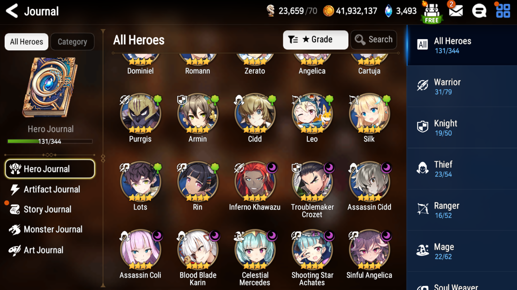 [GLOBAL] [INSTANT] Epic 7 Seven Blooming Lidica + Artifact + Maid Chloe +ML pulls +Name Starter Account-Mobile Games Starter