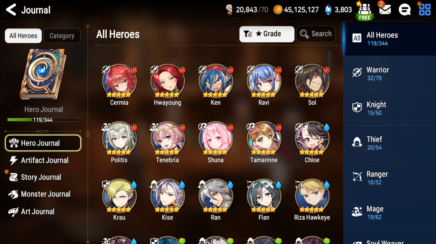 [GLOBAL] [INSTANT] Epic 7 Seven Blooming Lidica + Artifact + Maid Chloe +ML pulls Starter Account-Mobile Games Starter