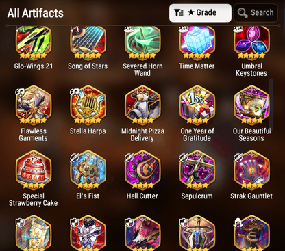 [GLOBAL] [INSTANT] Epic 7 Seven Blooming Lidica + Artifact + Maid Chloe +ML pulls Starter Account-Mobile Games Starter