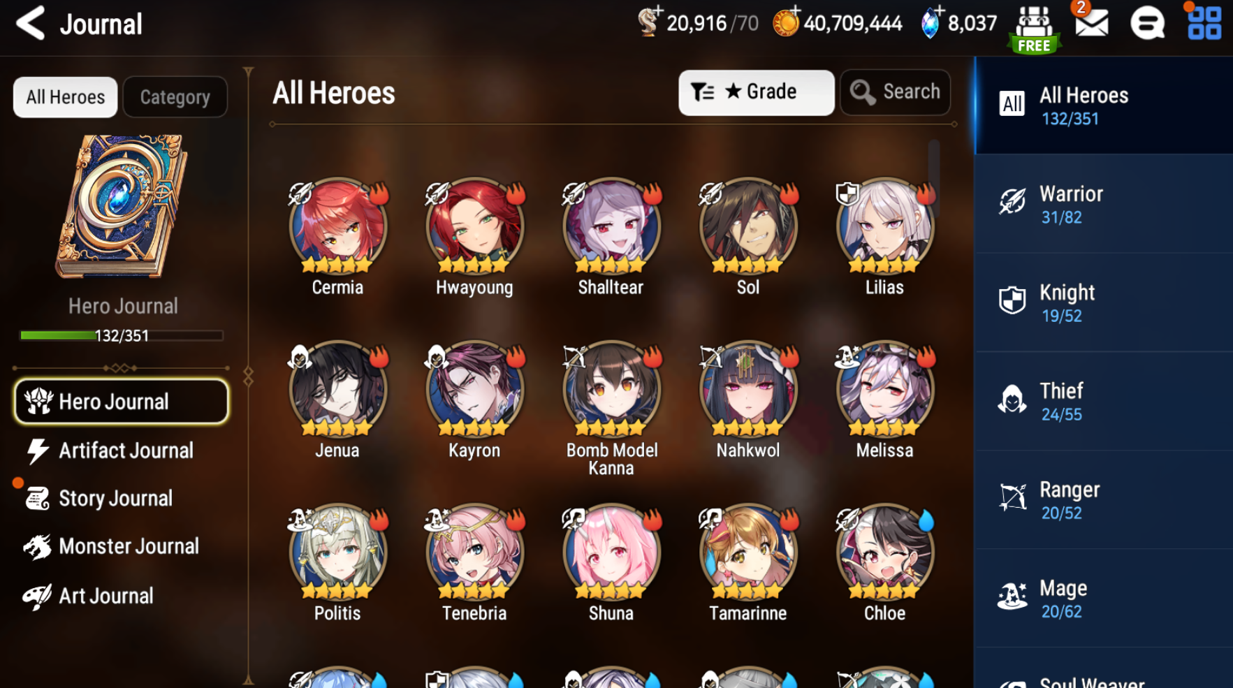 [GLOBAL] [INSTANT] Epic 7 Seven Boss Arunka Faithless Lidica Shalltear Rem Angel of Light Angelica + ML pulls Starter Account-Mobile Games Starter