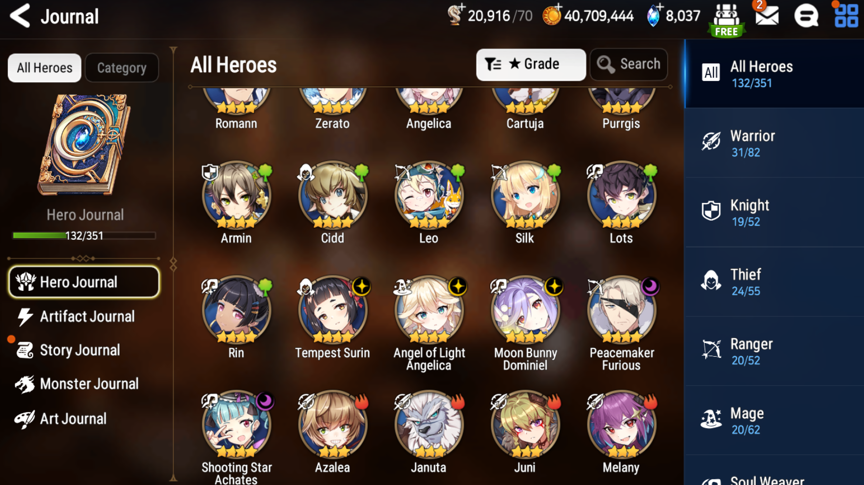 [GLOBAL] [INSTANT] Epic 7 Seven Boss Arunka Faithless Lidica Shalltear Rem Angel of Light Angelica + ML pulls Starter Account-Mobile Games Starter