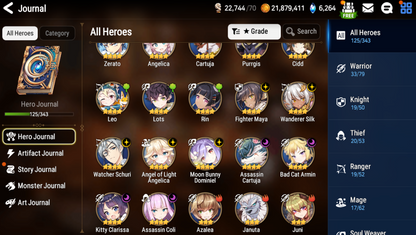 [GLOBAL] [INSTANT] Epic 7 Seven Bystander Hwayoung + ML pulls + Name Starter Account-Mobile Games Starter