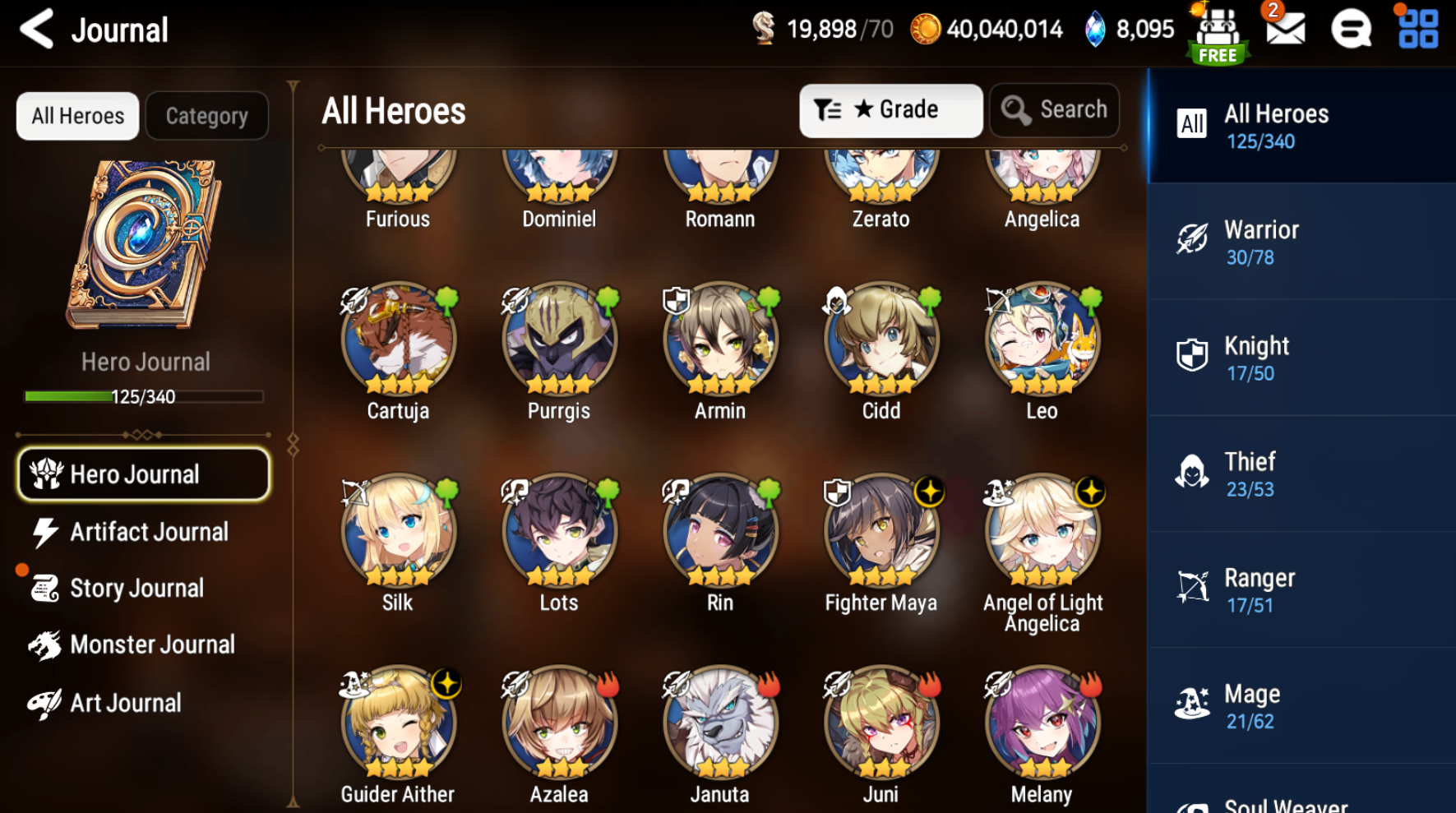 [GLOBAL] [INSTANT] Epic 7 Seven Closer Charles Angel of Light Angelica + ML pulls + Name Starter Account-Mobile Games Starter