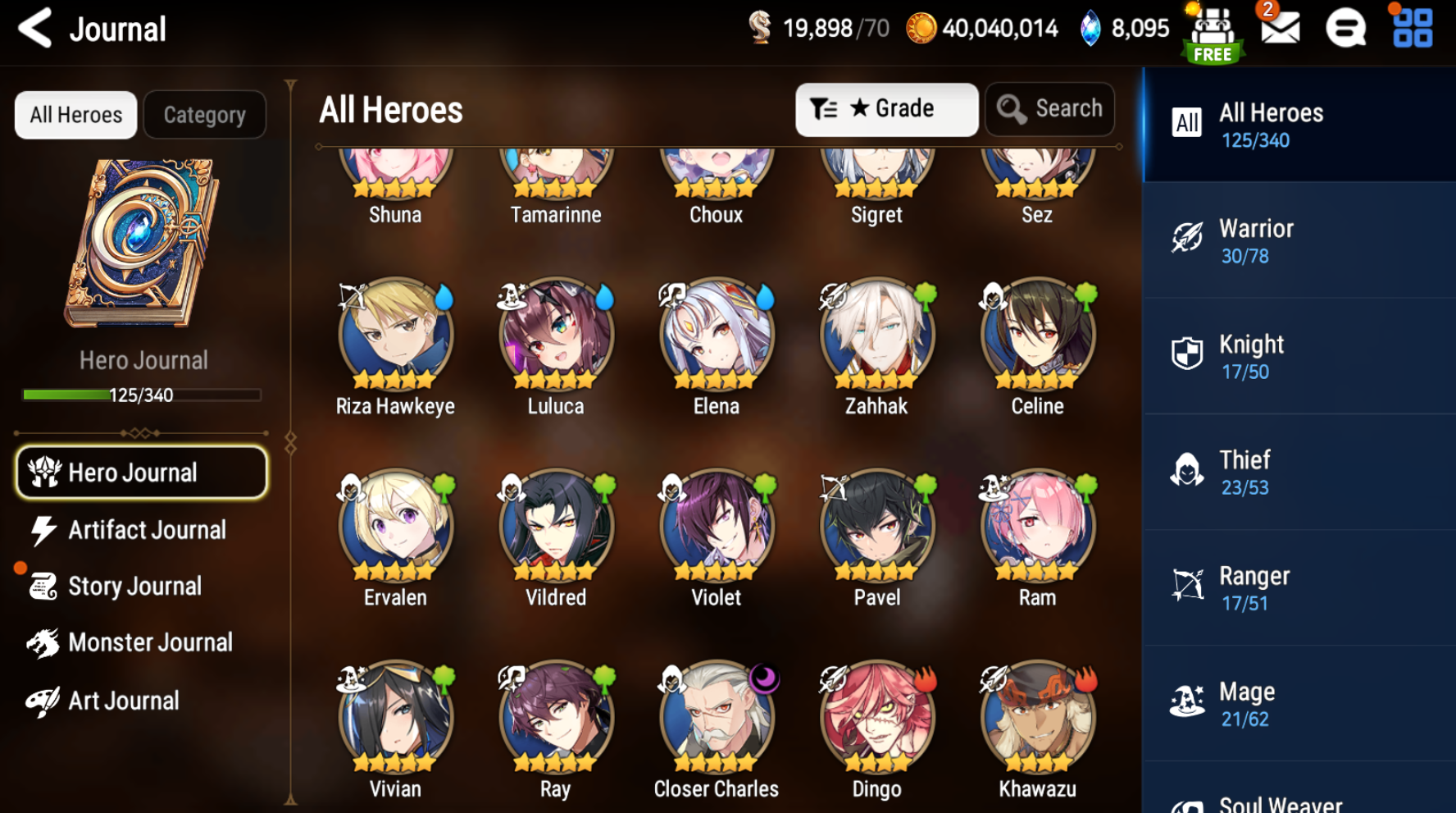 [GLOBAL] [INSTANT] Epic 7 Seven Closer Charles Angel of Light Angelica + ML pulls + Name Starter Account-Mobile Games Starter