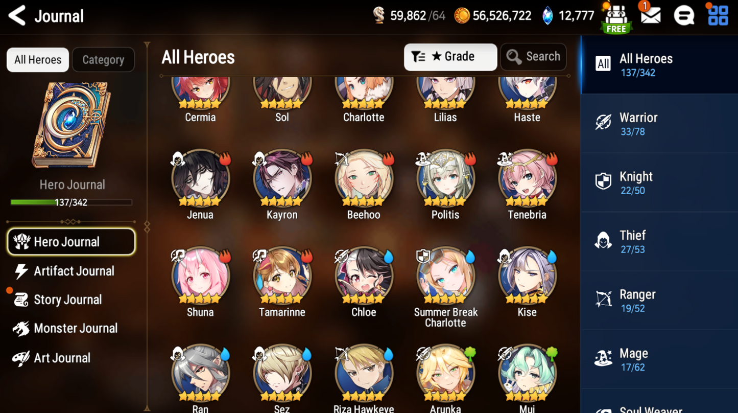 [GLOBAL] [INSTANT] Epic 7 Seven Conqueror Lilias DJ Basar + 64ML pulls 12k skystones 2700 mystics+ Name Starter Account-Mobile Games Starter