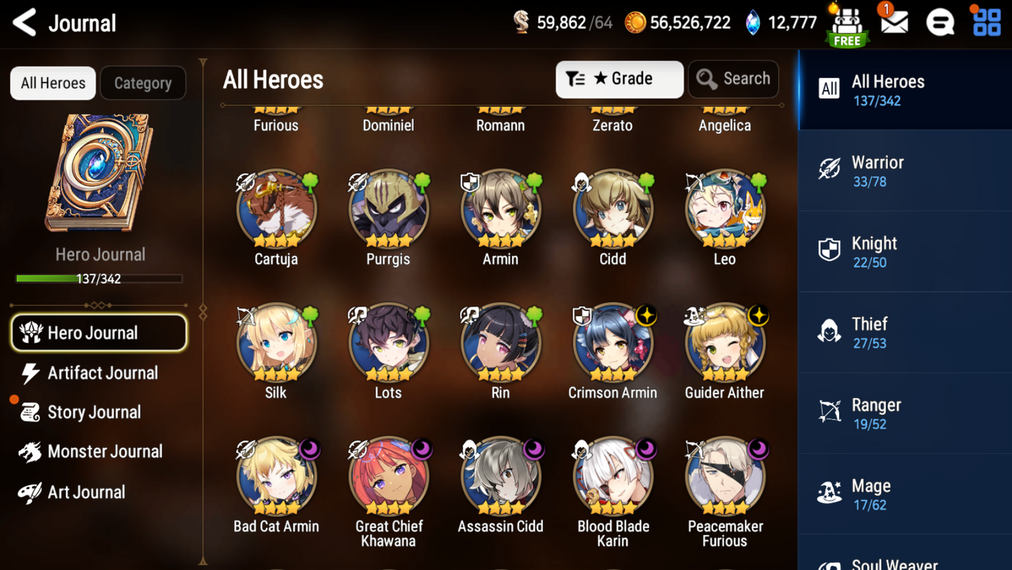 [GLOBAL] [INSTANT] Epic 7 Seven Conqueror Lilias DJ Basar + 64ML pulls 12k skystones 2700 mystics+ Name Starter Account-Mobile Games Starter
