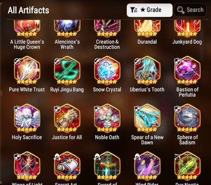 [GLOBAL] [INSTANT] Epic 7 Seven Conqueror Lilias DJ Basar + 64ML pulls 12k skystones 2700 mystics+ Name Starter Account-Mobile Games Starter