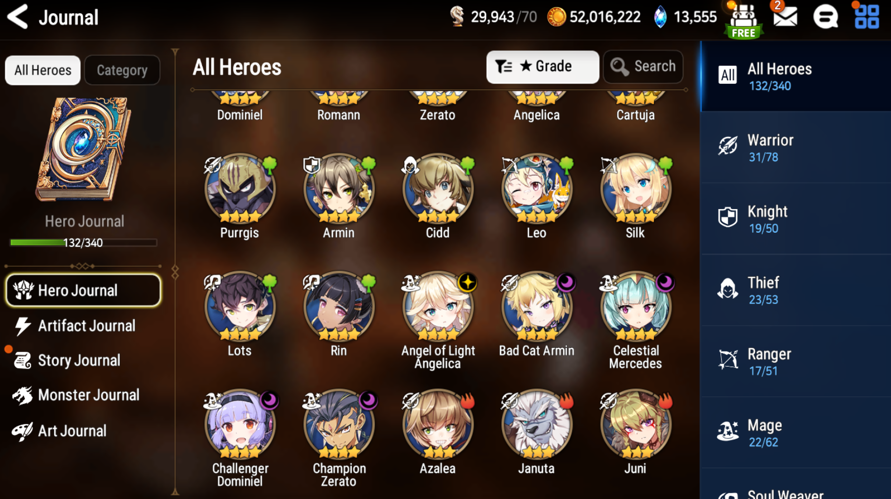 [GLOBAL] [INSTANT] Epic 7 Seven Diene Pirate Captain Flan Angel of Light Angelica + ML pulls Starter Account-Mobile Games Starter