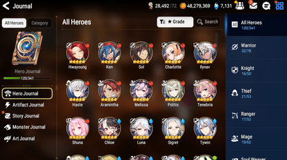 [GLOBAL] [INSTANT] Epic 7 Seven double Luna (New Moon Luna+Luna) + Maid Chloe + ML pulls + Name Starter Account-Mobile Games Starter