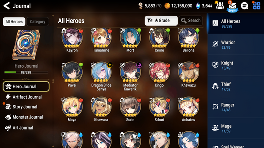[GLOBAL] [INSTANT] Epic 7 Seven Dragon Bride Senya Mediator Kawerik + ML pulls + Name Starter Account-Mobile Games Starter