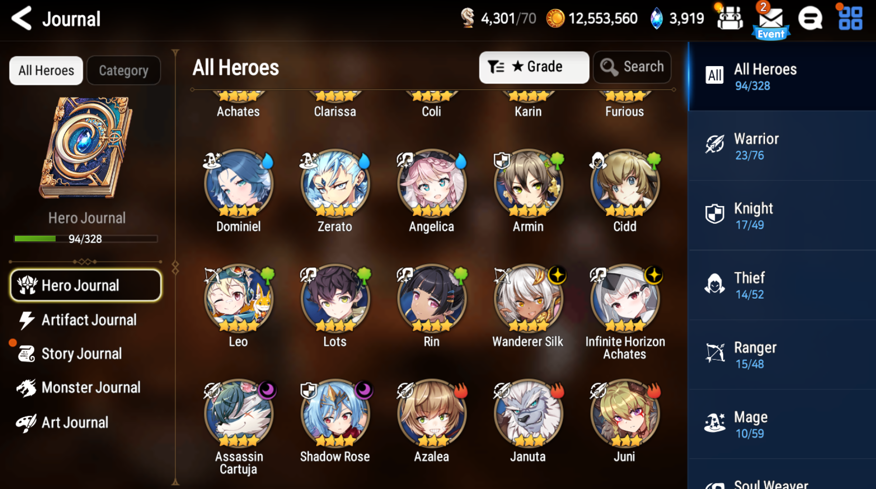 [GLOBAL] [INSTANT] Epic 7 Seven Dragon Bride Senya + ML pulls + Name Starter Account-Mobile Games Starter