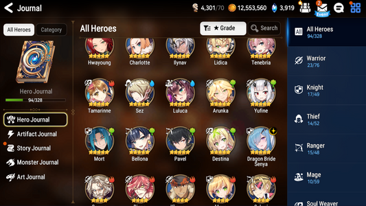 [GLOBAL] [INSTANT] Epic 7 Seven Dragon Bride Senya + ML pulls + Name Starter Account-Mobile Games Starter