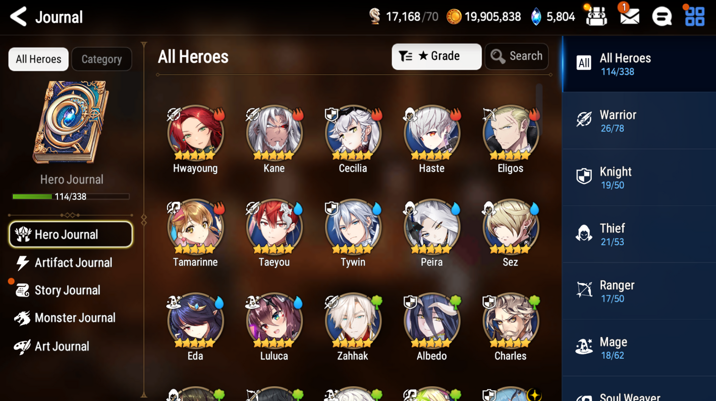 [GLOBAL] [INSTANT] Epic 7 Seven Dragon Bride Senya Zio Albedo + ML pulls + Name Starter Account-Mobile Games Starter