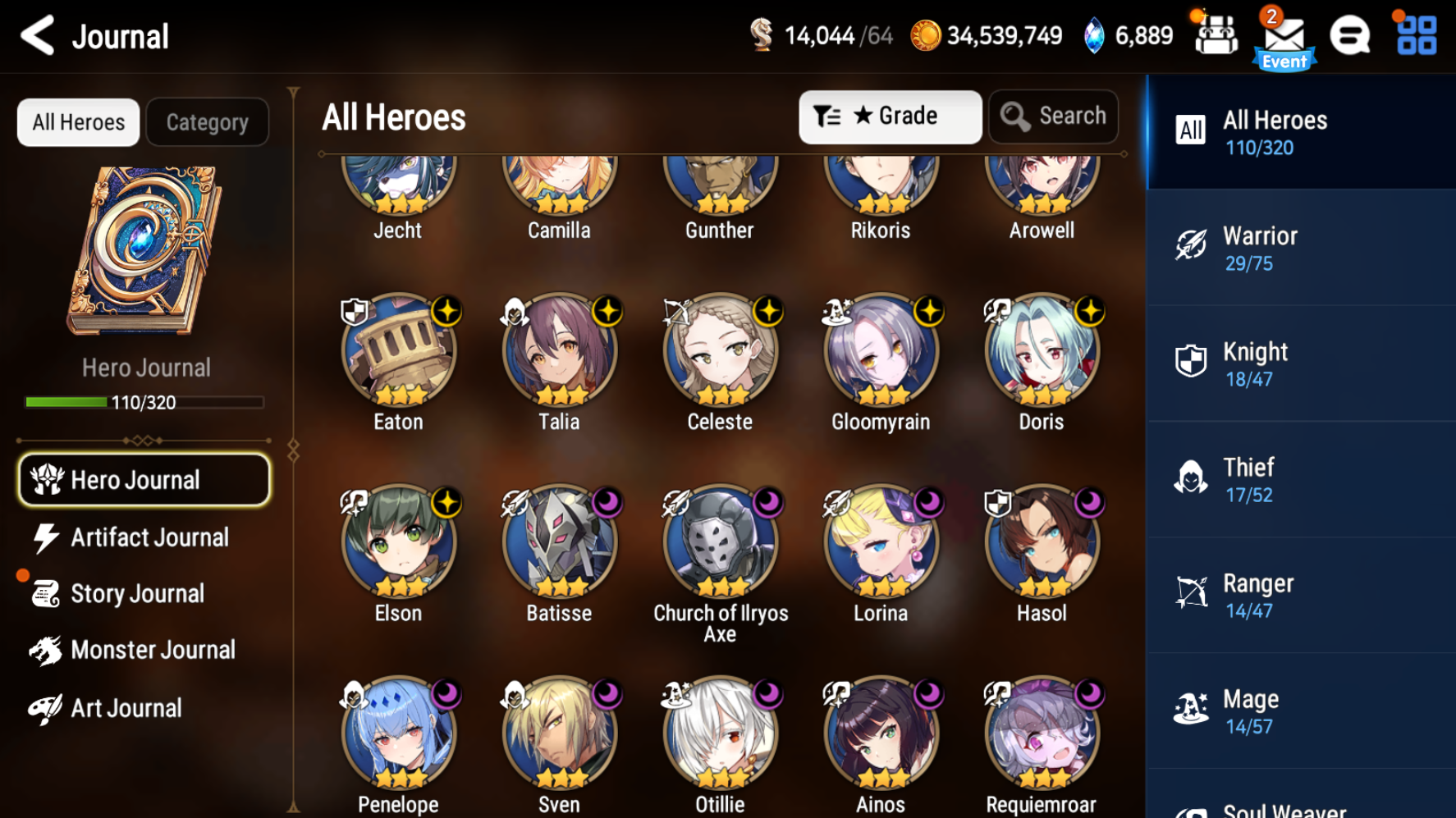 [GLOBAL] [INSTANT] Epic 7 Seven Faithless Lidica DIene Jack + ML pulls Starter Account-Mobile Games Starter