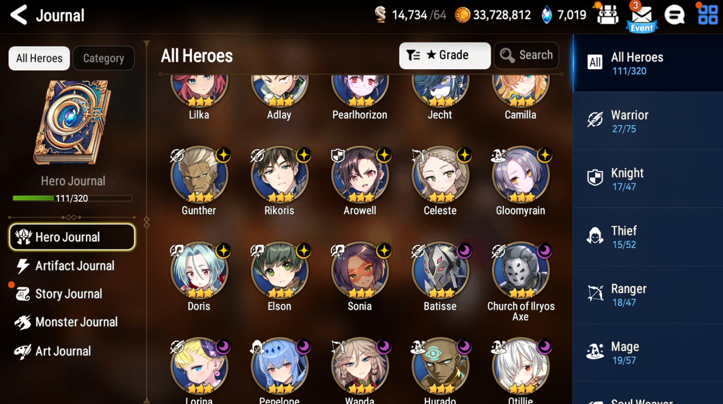 [GLOBAL] [INSTANT] Epic 7 Seven Faithless Lidica Fairytale Tenebria + ML pulls Starter Account-Mobile Games Starter