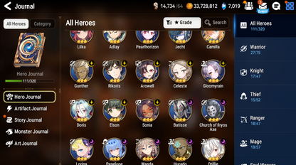 [GLOBAL] [INSTANT] Epic 7 Seven Faithless Lidica Fairytale Tenebria + ML pulls Starter Account-Mobile Games Starter