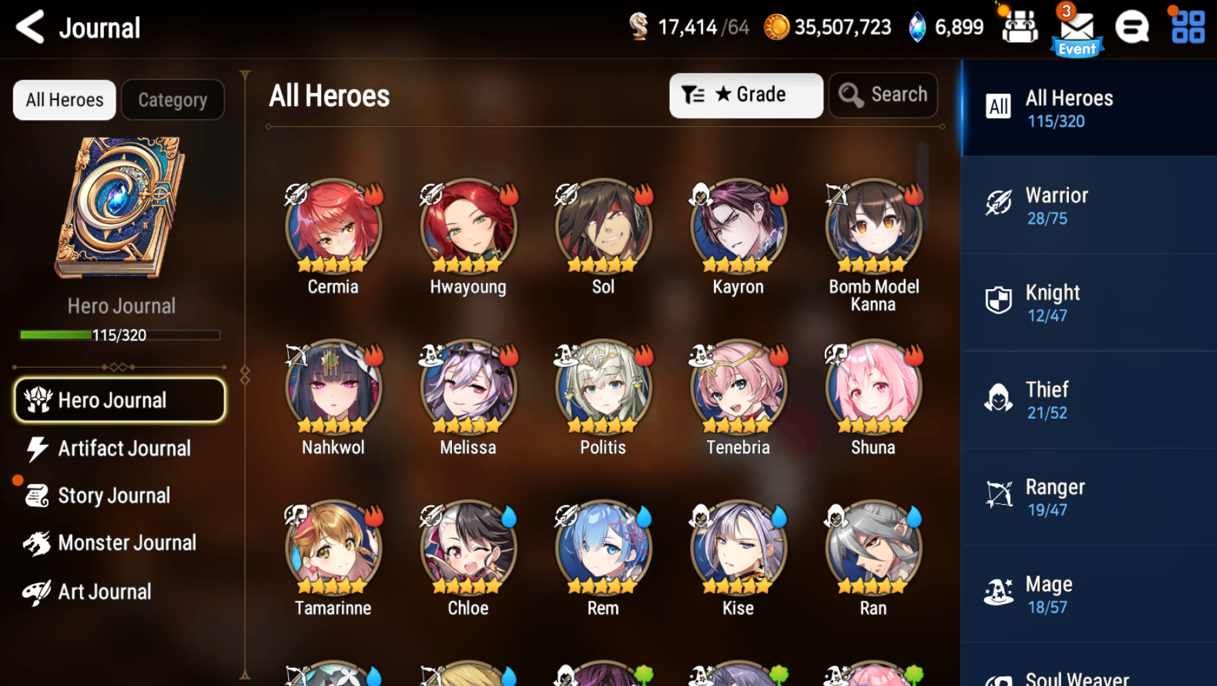 [GLOBAL] [INSTANT] Epic 7 Seven Faithless Lidica Rem Angel of Light Angelica + ML pulls Starter Account-Mobile Games Starter